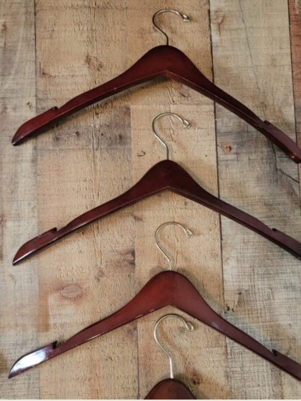 Abercrombie and Fitch Retail Store Wooden Hangers with Notches - 10 - Picture 6 of 16